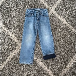 Gap Toddler fleece lined jeans SZ 5T